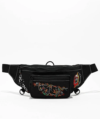 Ninth Hall Tatted Black Fanny Pack