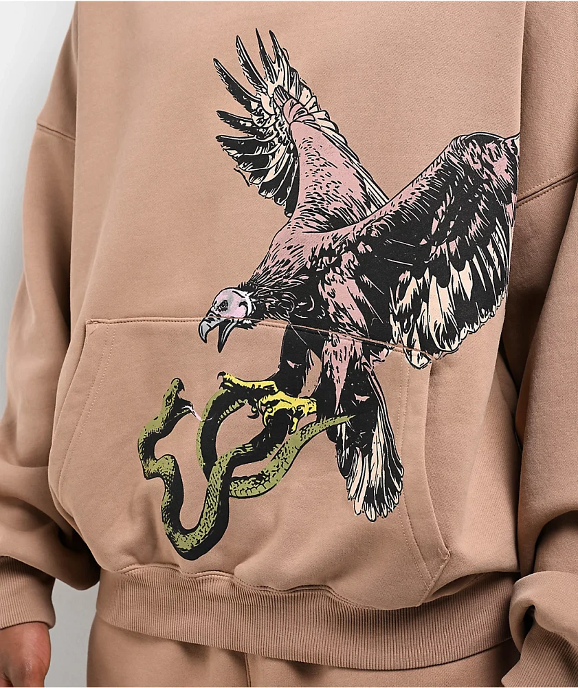 Ninth Hall Vulture Brown Hoodie