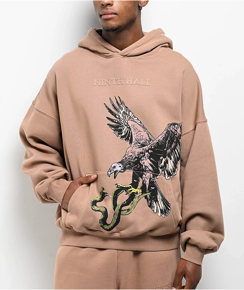 Ninth Hall Vulture Brown Hoodie