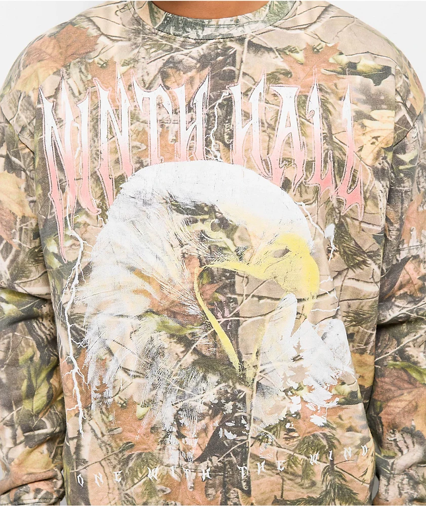 Ninth Hall With The Wind Camo Crewneck Sweatshirt