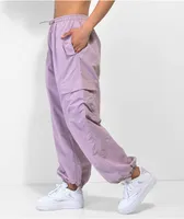 Ninth Hall Zane Sea Fog Purple Cargo Jogger Pants