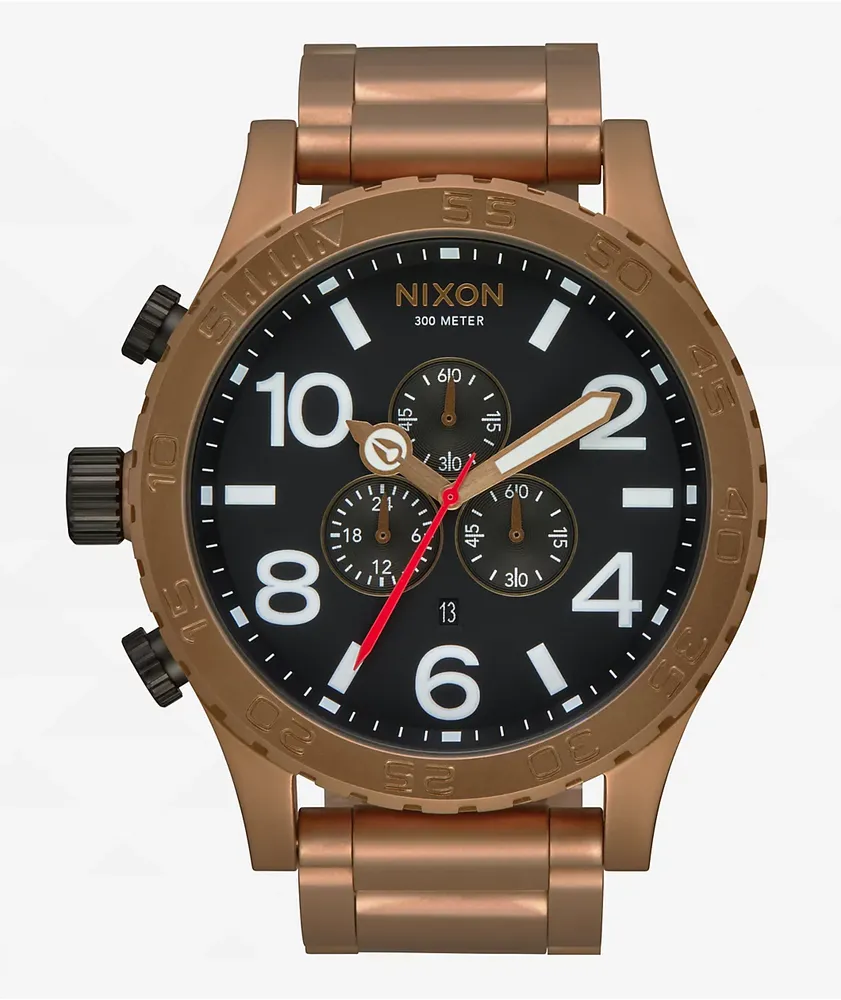 Nixon 51-30 Chrono Bronze & Black Analog Watch