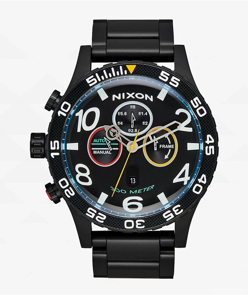 Nixon 51-30 Chrono Fisheye Super Black Analog Watch