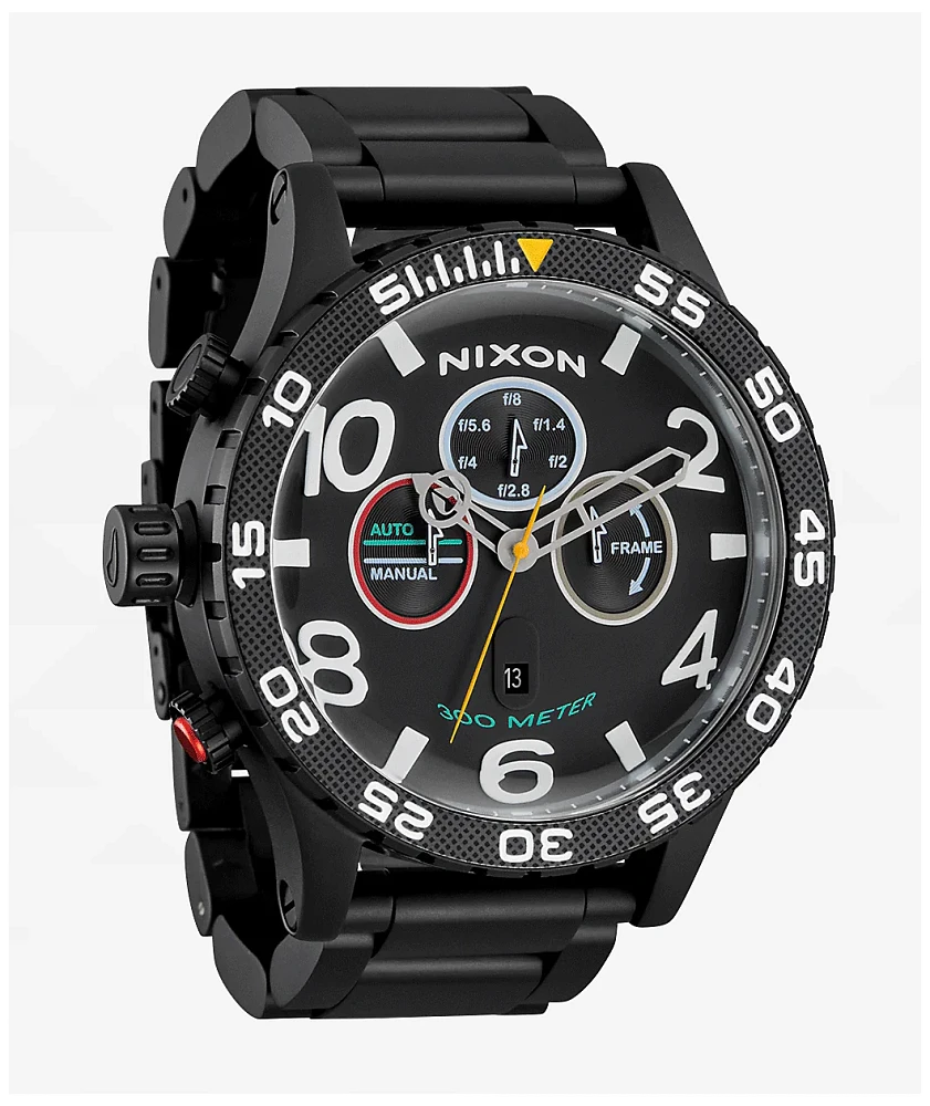 Nixon 51-30 Chrono Fisheye Super Black Analog Watch