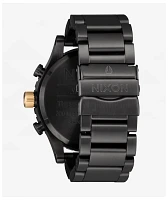 Nixon 51-30 Chrono Gunmetal & Blackberry Analog Watch