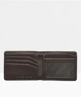Nixon Cape Vegan Leather Brown Bifold Wallet