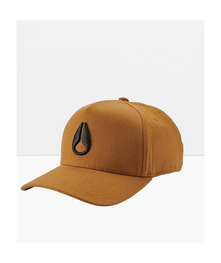 Nixon Deep Down Brown Athletic Snapback Hat