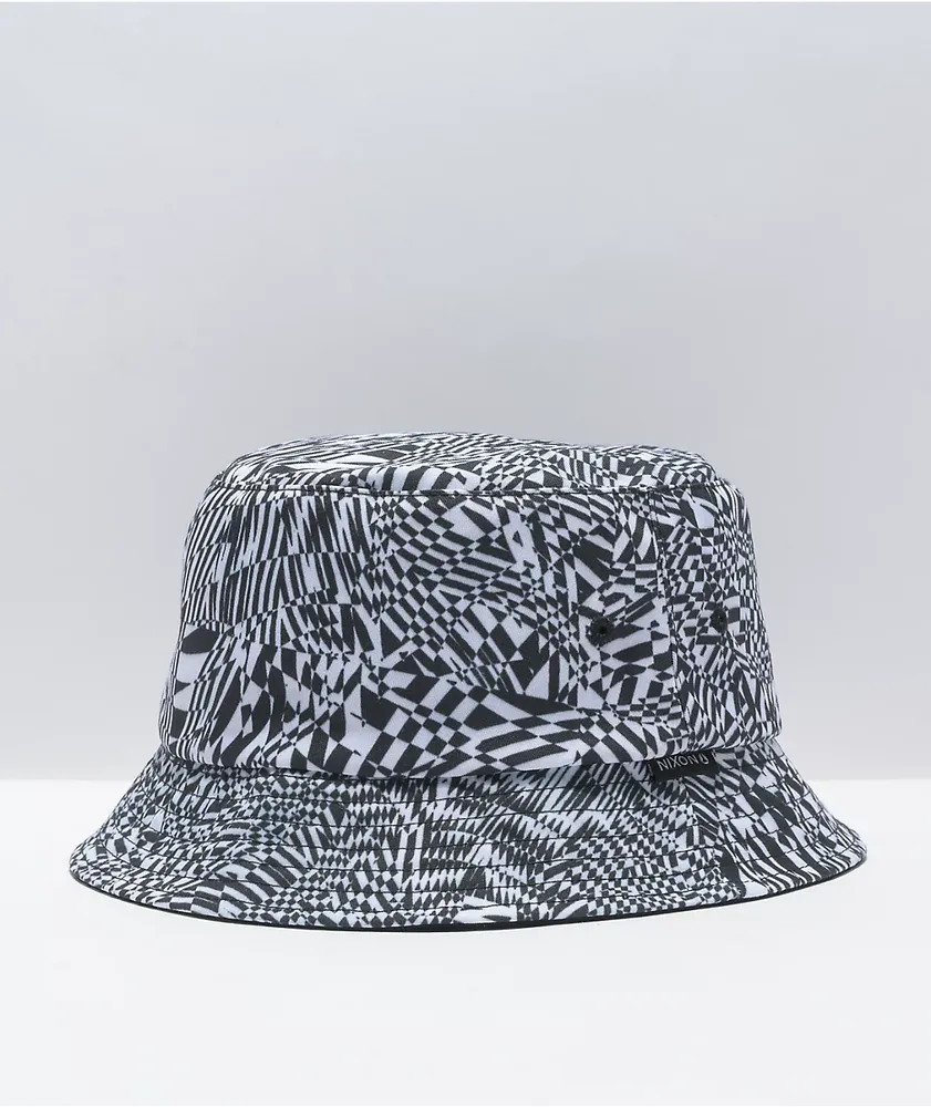 Nixon Digi Print Black & White Bucket Hat 