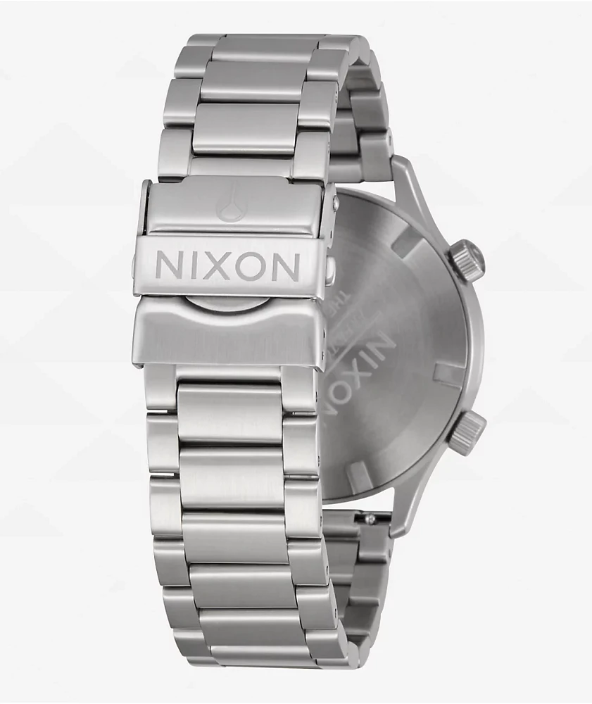 Nixon Drifter 40 Silver & Midnight Sunray Analog Watch