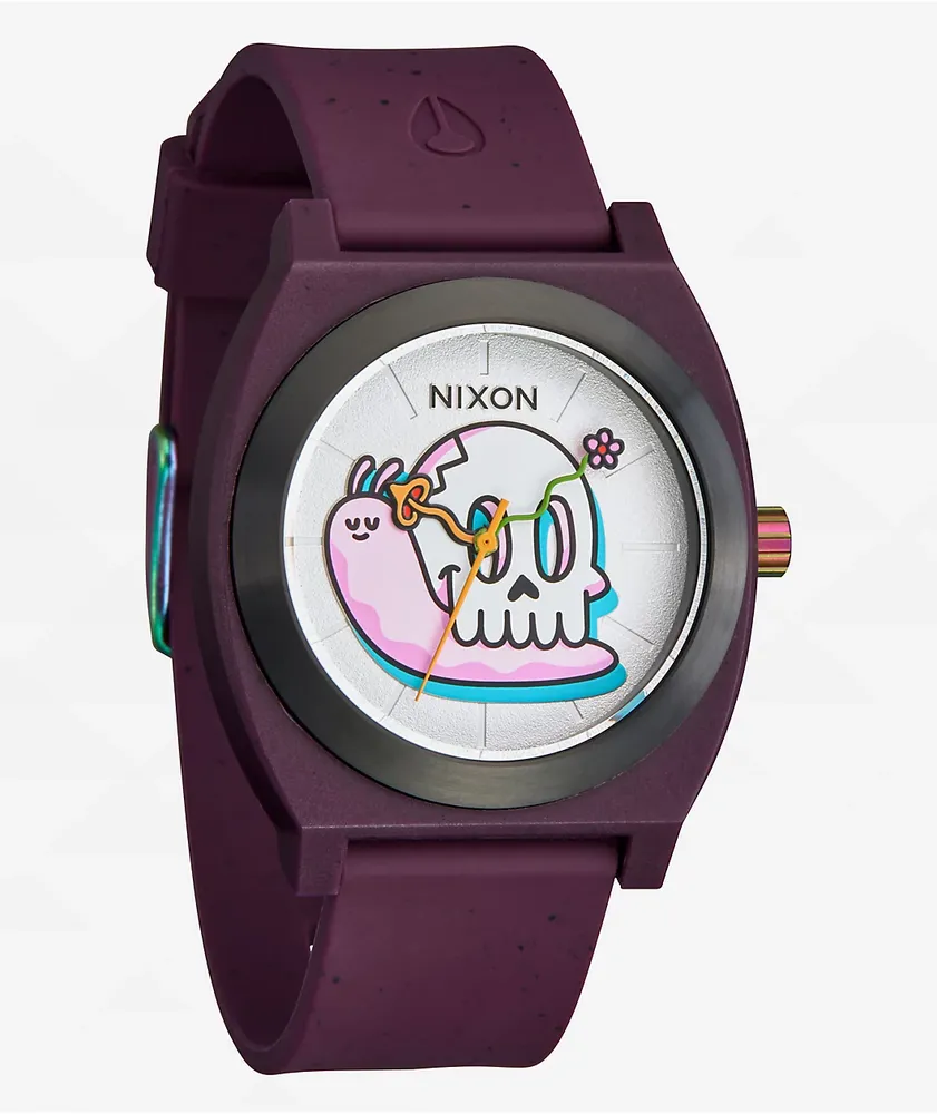 Nixon Hannah Eddy Time Teller OPP Purple Analog Watch