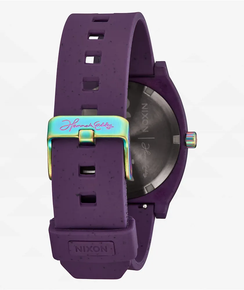 Nixon Hannah Eddy Time Teller OPP Purple Analog Watch