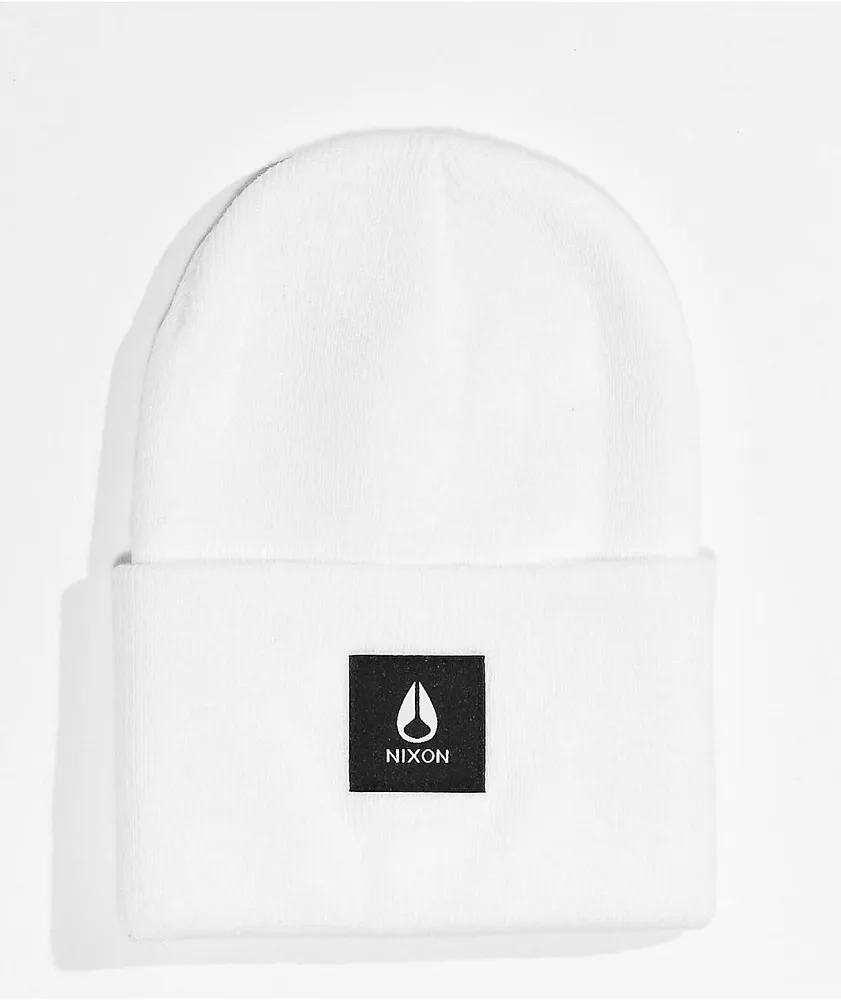 Nixon Hume White Beanie