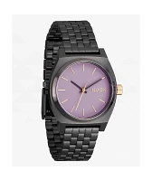 Nixon Medium Time Teller Gunmetal & Lavender Analog Watch