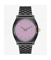 Nixon Medium Time Teller Gunmetal & Lavender Watch