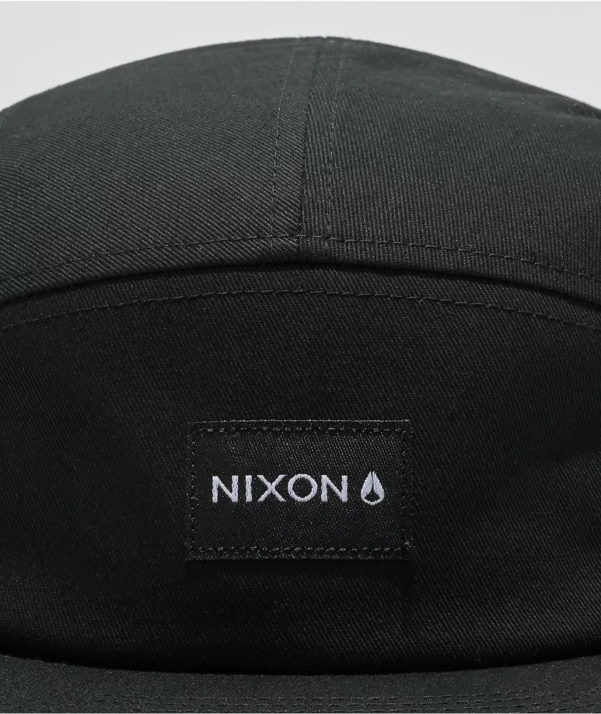 Nixon Mikey Black 5 Panel Snapback Hat