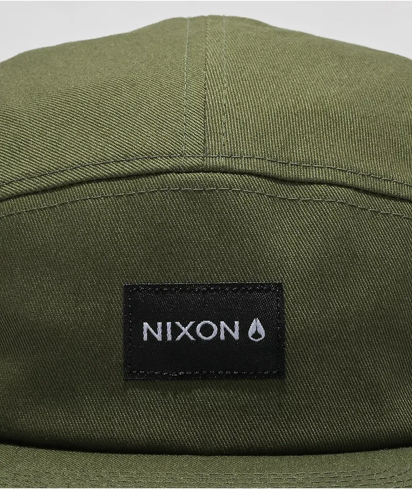Nixon Mikey Olive 5 Panel Snapback Hat