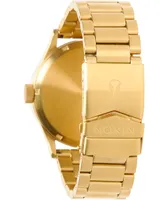 Nixon Sentry SS Gold & Black Analog Watch