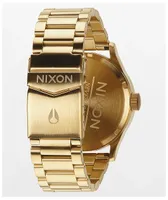 Nixon Sentry SS Gold & Indigo Analog Watch