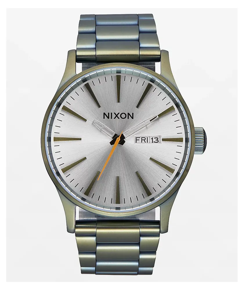 NIXON Sentry Stainless Steel Watch - TURQ COMBO | Tillys