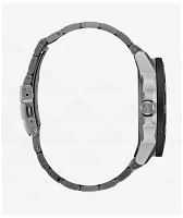 Nixon Smyth 44 Silver & Tunnel Black Ombre Analog Watch