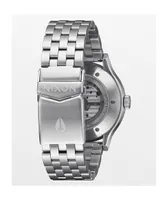 Nixon Spectra Navy Sunray & Silver Automatic Watch