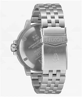 Nixon Stinger 44 Silver & Black Solar Analog Watch