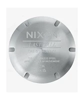 Nixon Stinger 44 Silver & Jade Green Solar Analog Watch