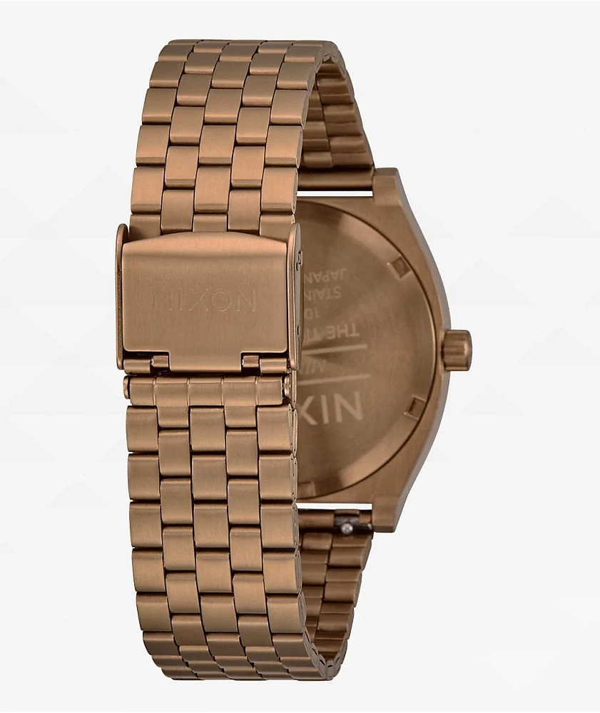 Nixon Time Teller Desert Gold & Arles Blue Analog Watch