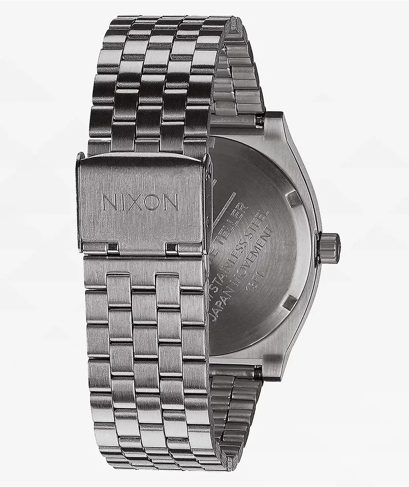 Nixon Time Teller Gunmetal & Black Sunray Analog Watch