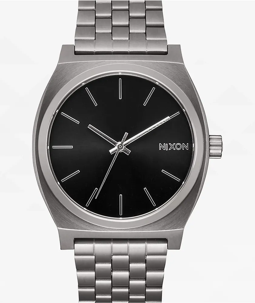 Nixon Time Teller Gunmetal & Black Sunray Analog Watch