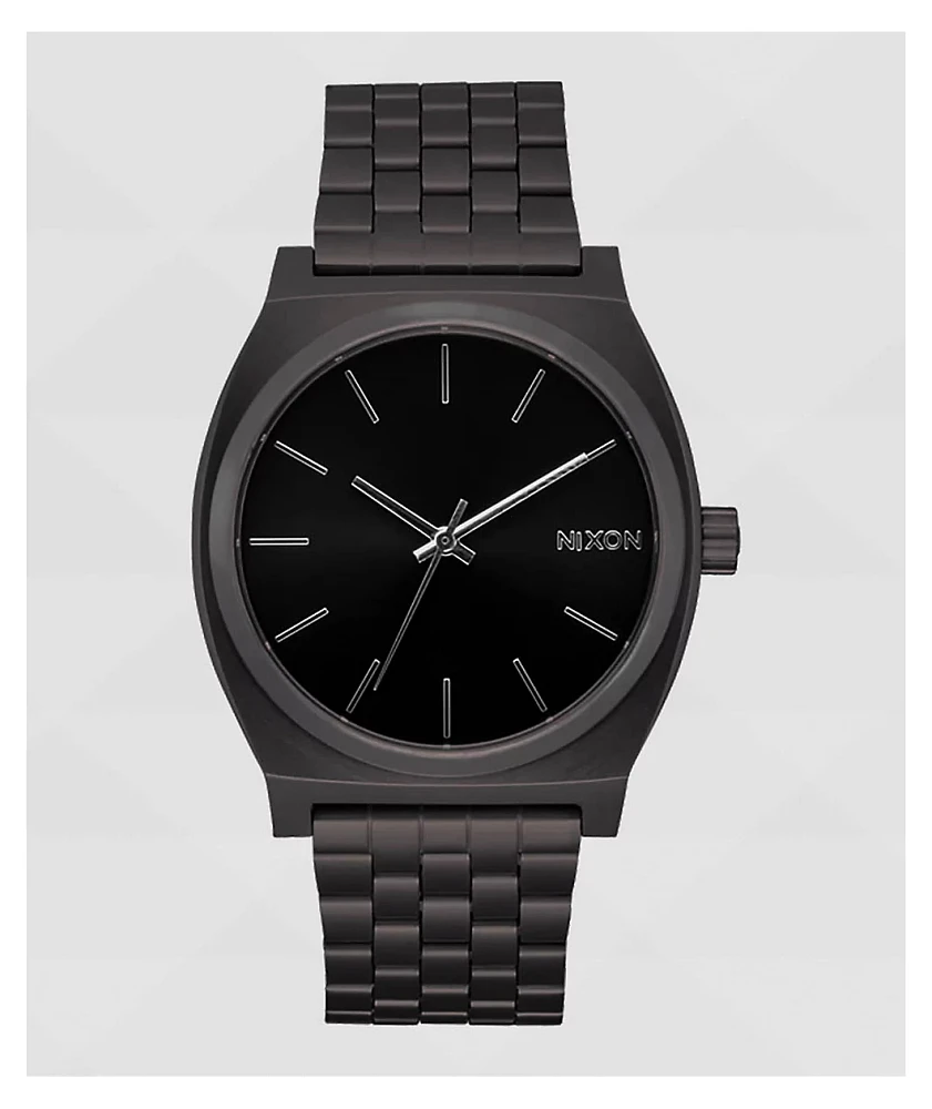 Nixon Time Teller Gunmetal & Black Sunray Analog Watch