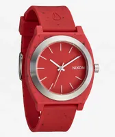 Nixon Time Teller OPP Red Analog Watch