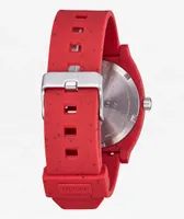 Nixon Time Teller OPP Red Analog Watch