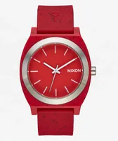 Nixon Time Teller OPP Red Analog Watch