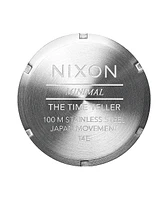 Nixon Time Teller Silver & Black Analog Watch