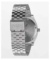 Nixon Time Teller Silver & Black Analog Watch