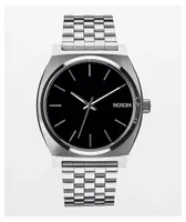 Nixon Time Teller Silver & Black Analog Watch