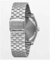 Nixon Time Teller Silver & Pink Analog Watch