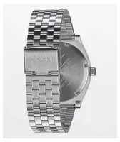 Nixon Time Teller Silver Analog Watch