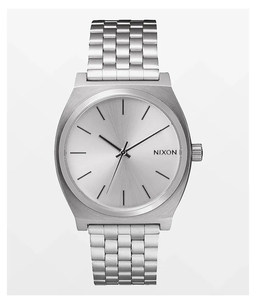 Nixon Time Teller Silver Analog Watch