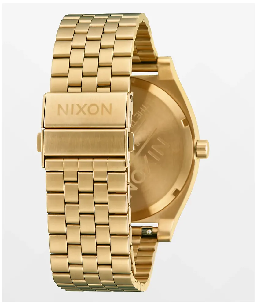 Nixon Time Teller Solar Gold & Black Analog Watch