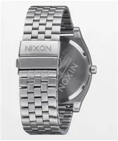 Nixon Time Teller Solar Silver & Jade Sunray Analog Watch