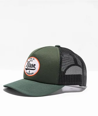 Nixon Tioga Dark Olive Trucker Hat
