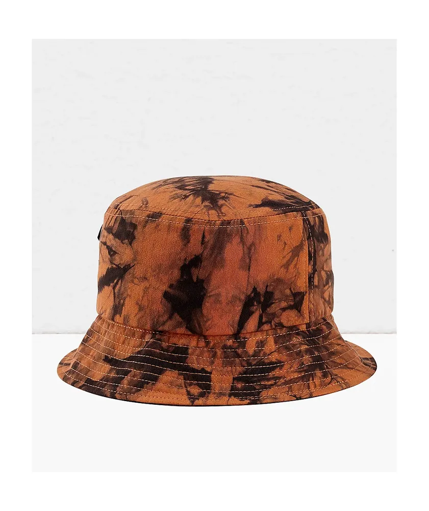 Nixon Trifle Brown & Black Tie Dye Bucket Hat