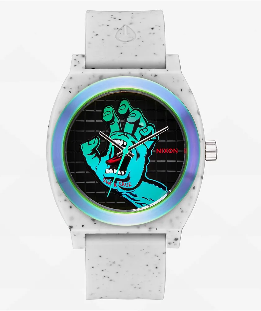 Nixon x Santa Cruz Time Teller Screaming Hand Concrete Analog Watch