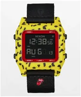 Nixon x The Rolling Stones Staple Black & Yellow Digital Watch