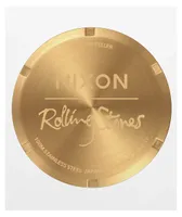 Nixon x The Rolling Stones Time Teller Gold Analog Watch