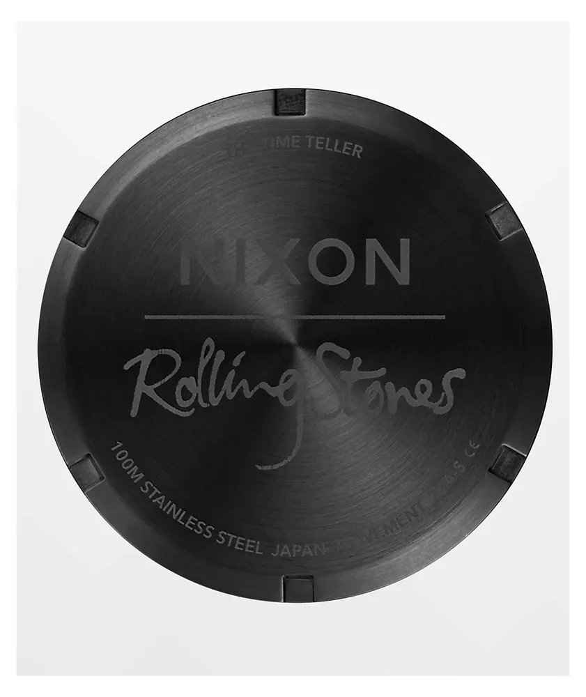 Nixon x The Rolling Stones Time Teller Red Analog Watch