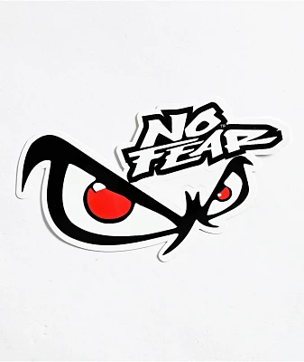 No Fear Eyes Sticker
