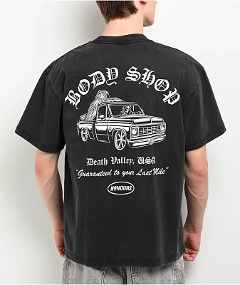NoHours Body Shop Black Wash T-Shirt